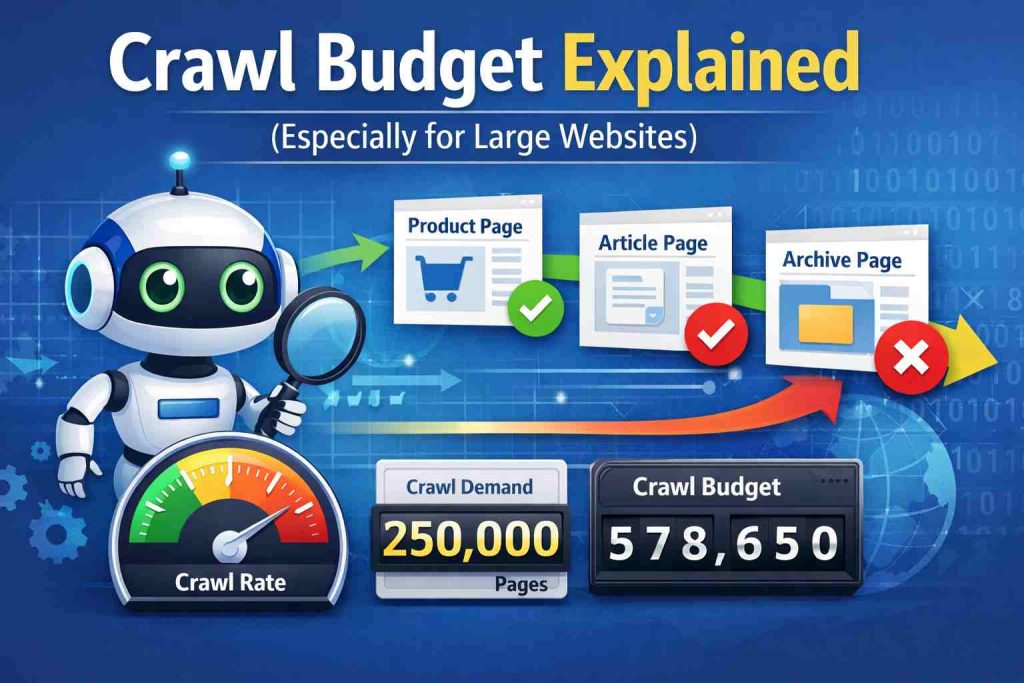 Crawl Budget Explained for Large Websites